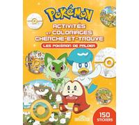 Pokémon - Activités et coloriages cherche-et-trouve - Les Pokémon de Paldea - Livre d'activités et de coloriages avec des stickers - Dès 5 ans