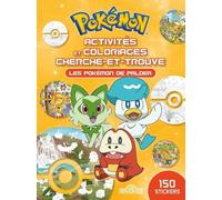 Pokémon - Activités et coloriages cherche-et-trouve - Une aventure à Paldea - The Pokémon Company - Dragon D'or Livres Du - broché - Livre-jeu