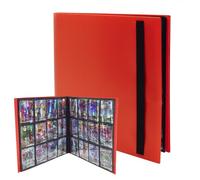 Pokemon Album de cartes à collectionner - 480 pochettes, cartes à collectionner, étanche, collection d'albums, cadeaux pour collectionneurs,Rouge