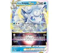 Pokémon - Alolan Vulpix Vstar 034/195 - Silver Tempest - Ultra Rare - Carte holographique