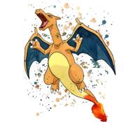 Pokémon | Art en Diamant | Sans Cadre | + de 15 Ans | Env. 20 x 30 cm | Dracaufeu