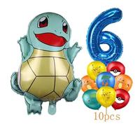 Pokémon Ballons numériques/numéraux | 15+ ans | Squirtle | Six
