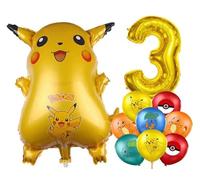 Pokémon Ballons numérotés | 15 ans et plus | Pikachu | Trois