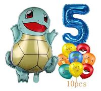 Pokémon Ballons numérotés | 15 ans et plus | Squirtle | Cinq