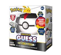 Pokémon Bandai Dresseur Guess Edition Champions - Jeu électronique en Forme de Poké Ball - Jeu interactif, sans écran, à Reconnaissance vocale sur l'univers des Parle français - ZZ23131