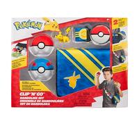 Pokemon Bandolier Set - Pikachu #4 with Poké Ball, Great Ball, and Pikachu Themed Belt & Bag - W5