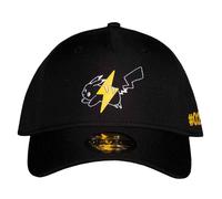 Pokemon Baseball Cap Pikachu #025 Nue Official Black Strapback, black, One Size
