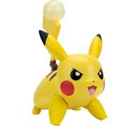 Pokémon Battle Action Pikachu - 12-inch Interactive Figure | with 100+ Unique Reactions with Lights and Sounds plus Tail Launcher with Accessory
