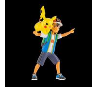Pokémon – Figurine de combat Sacha prête au combat 11 cm avec Pikachu 5 cm