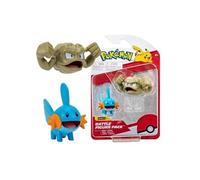 - Pokémon Battle Figure Pack - Ensemble 2pcs Figurines 5cm - Gobou + Racaillou