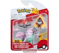 Pokémon – Pack 3 figurines de bataille : Picassaut, Stalgamin et Ponyta