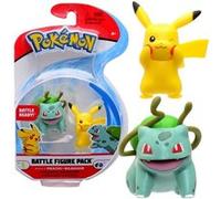PoKéMoN Battle Figures - Nouveauté 2021 - Figurines 3 à 5cm - Pikachu + Bulbizarre G