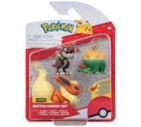 Pokemon Battle Figurines Flareon + Tyrunt + Appletun Jazwares