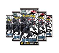 Pokémon Black Bolt Lot de 5 boosters Pokémon Coréens | Pack Booster Noir et Blanc | Produit authentique scellé TCYM inspecté | That Mouse Fashion