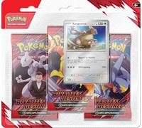 Pokémon : Blister de 3 boosters Kangourex Écarlate et Violet - Rivalités Destinées du JCC Pokémon (3 boosters et 1 Carte Promo Brillante)