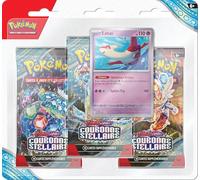 Pokémon: Blister de 3 boosters Latias Écarlate et Violet - Couronne Stellaire du JCC Pokémon (3 boosters et 1 Carte Promo Brillante)