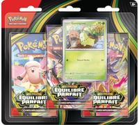 Pokémon : Blister de Trois boosters Méga-Évolution - Équilibre Parfait du (1 Carte Promo Brillante et 3 boosters) JCC Pokémon