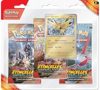 Pokémon: Blisters de 3 boosters Électhor Écarlate et Violet - Étincelles Déferlantes du JCC Pokémon (3 boosters et 1 Carte Promo Brillante)