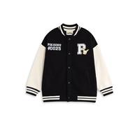 Pokémon Blouson aviateur Pikachu pour garçons en noir | Veste universitaire unisexe pour enfants avec graphiques | Vêtements d'extérieur décontractés à manches longues 0025 Index Personnage Vêtements