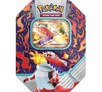 Pokémon- Boîte de Collection Compagnons d'aventure de Paldea du JCC Skeledirge-ex (Une Carte Promo holographique et Quatre enveloppes d'extension), édition en Italien, 210-60385