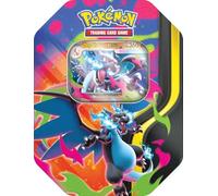 Pokémon: Boîte de Collection Mega Charizard/Mega Charizard X-ex du GCC Pokémon (Quatre enveloppes d'extension et Une Carte holographique)