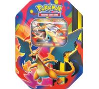 Pokémon: Boîte de Collection Mega Charizard/Mega Charizard Y-ex du GCC Pokémon (Quatre enveloppes d'extension et Une Carte holographique), édition en Italien