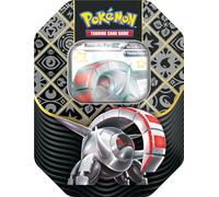 Pokémon: Boîte Écarlate et Violet - Destinées de Paldea - Roue-de-Fer-ex du JCC Pokémon (1 Carte Promo Brillante et 4 boosters)