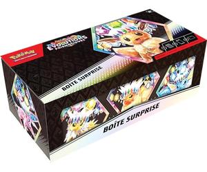 Pokémon: Boîte Surprise Écarlate et Violet - Évolutions Prismatiques du JCC Pokémon (4 boosters et 1 Carte Promo Brillante)