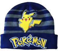 Pokémon - Bonnet d'hiver doux et chaud pour enfants, bleu