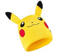 Pokémon Bonnet Enfant Garcon 5 à 12 Ans, Beanie Chapeau Hiver Tricot Chaud et Comfy, Ultra Doux Anime Cap, Idee Cadeau (5-12 Ans, Jaune Pikachu)