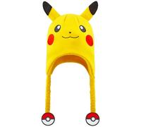 Pokémon Bonnet Enfant Garcon 5 à 12 Ans, Beanie Chapeau Hiver Tricot Chaud et Comfy, Ultra Doux Anime Cap, Idee Cadeau (5-12 Ans, Jaune Pikachu Pokeball)