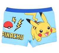 Pokémon, Boxer Maillot de Bain, Garçon (Bleu,10 Ans)
