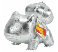 Pokemon BULBASAUR Argent 20.3cm Peluche Neuf Avec Étiquettes 25TH Anniversaire