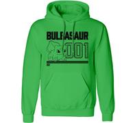 Sweat à capuche unisex Pokémon Bulbasaur Line Art Vert
