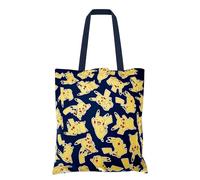 Pokémon Cabas Pikachu - Tote Bag Officiel Toutes Poses - Sac Shopping Léger 38×35 cm - Idéal École, Courses & Plage - Cadeau Enfant & Ado Fan de