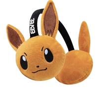 Pokémon Cache Oreilles Enfant Garçon, Charizard Gengar Cache-Oreille Chaud Peluche, Vêtement Accessoires d'Hiver, Cadeau Gamer (Multi Eevee)