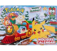 Pokémon Calendrier de l'Avent - Comprend 16 figurines de combat de 5,1 cm avec finition spéciale et huit accessoires uniques