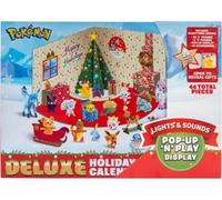 Pokémon - Calendrier de l'Avent - DELUXE avec 16 figurines Pokémon exclusives pour Noël