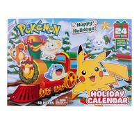 Pokémon Calendrier de l'Avent - Comprend 16 figurines de combat de 5,1 cm avec finition spéciale et huit accessoires uniques