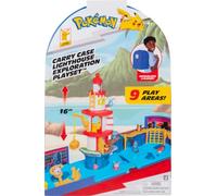 Pokémon Carry Case Lighthouse Exploration Backpack Playset | Portable Transforming Backpack Playset with Action Features and 5cm Pikachu Battle Figure