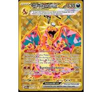 Pokémon - Carte dorée holographique - Dracaufeu ex 228/197 - Flammes d'obsidienne - Hyper Rare - Collectible Card - 1 Count