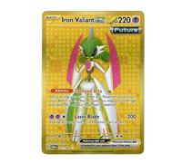 Pokemon - Carte unique Iron Valiant ex 261/182 - Paradox Rift - Hyper rare - Feuille d'or - Carte collectionner unisex - 1 pice - Lutte - 2022 - Excellent