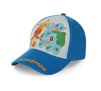Pokemon Casquette de Baseball - Casquette pour Enfants Garçons et Filles - Casquette avec Fermeture Velcro Réglable - Bleu Foncé, 52 FR, dblue, 52