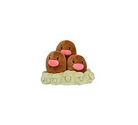 Pokemon Centre : Sitting Cuties: Dugtrio Plush # 51 - Génération 1-6 pouces