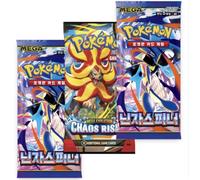 Pokémon Chaos Rising English Booster Pack x1 | Pokémon Ninja Spinner Coréen Booster Pack | Pack Booster | Série Mega Evolution | Authentifié Titan
