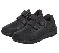 Pokémon Chaussures d'école pour garçons, Baskets Noires Pikachu pour Enfants, Sangles de Fixation faciles au Toucher