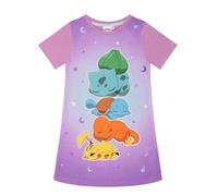 Pokémon Chemise de Nuit pour Fille Bulbasaur, Squirtle & Charmander
