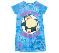 Pokémon - Chemise de Nuit - Snorlax - Fille - Brillent dans Le Noir - Multicolore - 8-9 Ans