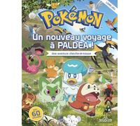 Pokémon - Cherche-et-trouve - Un nouveau voyage à Paldea jeux + 60 stickers - The Pokémon Company - Dragon D'or Livres Du - relié - Livre-jeu