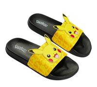 Pokemon Claquettes Enfant, Sandales Garçon Été, Sandales de Piscine Plage pour Enfant (Jaune, 38 EU)